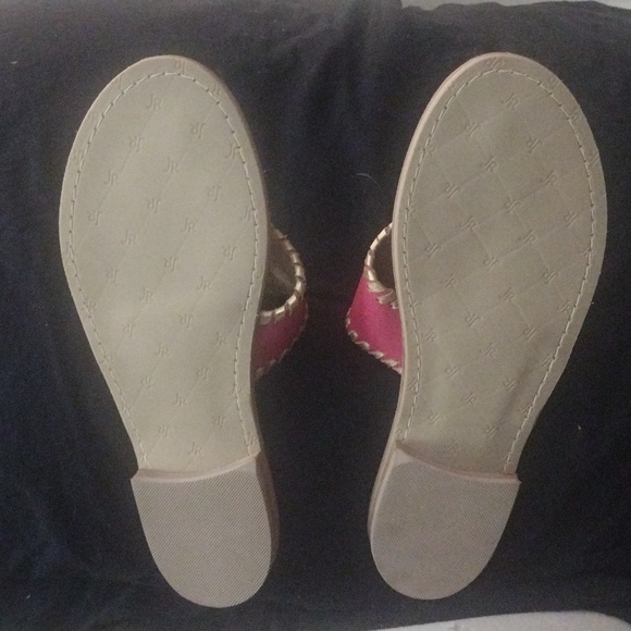 Jack Rogers fuchsia pineapple sandals, size 8.5 - Picture 2 of 2